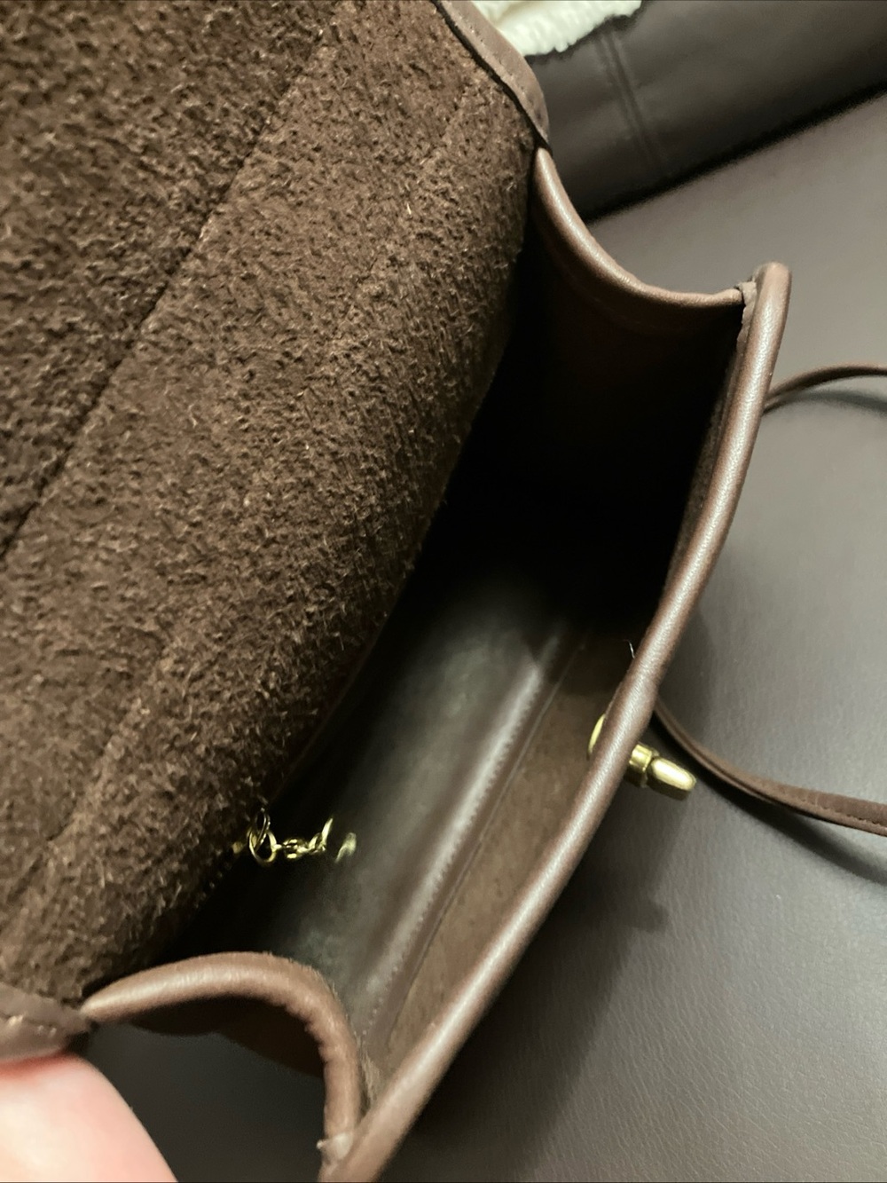 Coach Vintage Regina Crossbody Bag 9983 Mahogany - Picture 10 of 11
